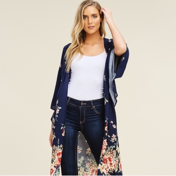 πΈHPπΈNora Flyaway Kimono - Picture 3 of 5